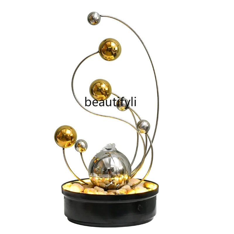 LBX Light Luxury Flowing Water Ornaments Desktop Fountain TV Cabinet Floor Landscape Office Decorations
LBX Light Luxury Flowing Water Ornaments Desktop Fountain TV Cabinet Floor Landscape Office Decorations