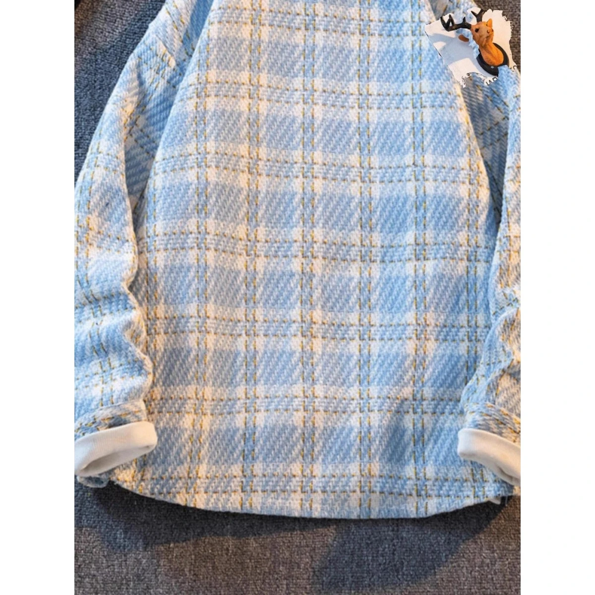 Men's ort Fce Lined Woolen Jaet Casual Spring Autumn Plaid irt High End Feel Stand Fit Polyester Spring Autumn
Men's ort Fce Lined Woolen Jaet Casual Spring Autumn Plaid irt High End Feel Stand Fit Polyester Spring Autumn