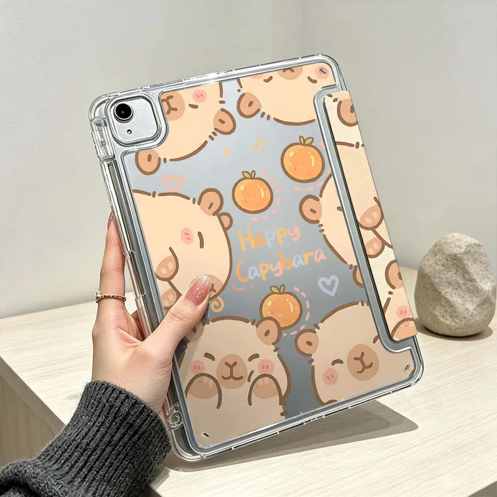 Capybara Pattern For iPad Pro Air mini 6 5 4 3 2 1 11th 10th 6th 5th M5 M4 M3 M2 9gen Foldable 3Y Tablet Case Soft
Capybara Pattern For iPad Pro Air mini 6 5 4 3 2 1 11th 10th 6th 5th M5 M4 M3 M2 9gen Foldable 3Y Tablet Case Soft