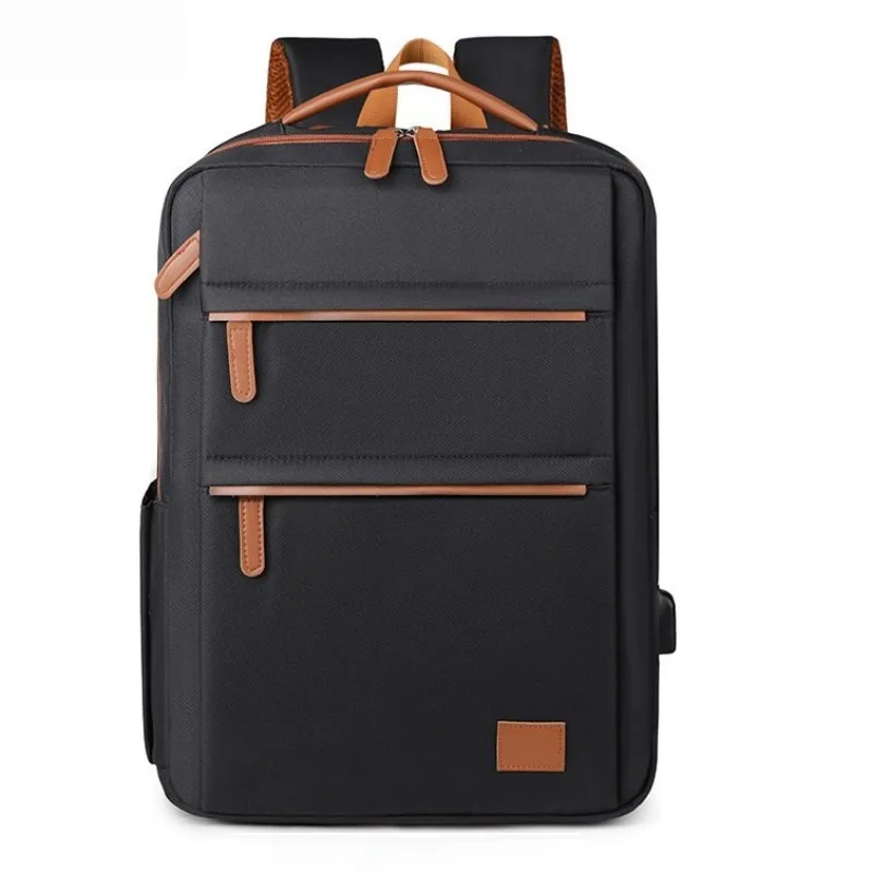 New business multi-function large-capacity backpack versatile simple solid color college student laptop bag
New business multi-function large-capacity backpack versatile simple solid color college student laptop bag