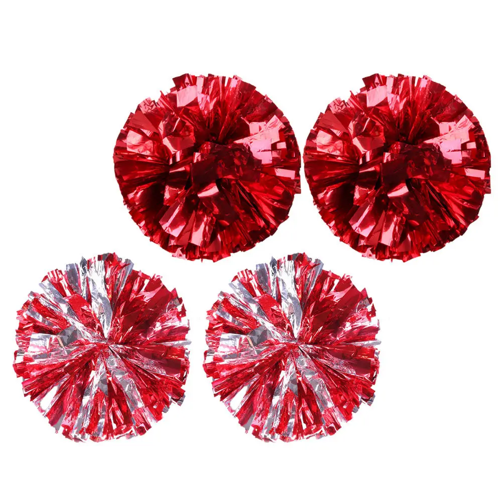 4Pcs Eye-Catching Glossy Cheerleader Pom Poms for School Sports Events Dance Competitions Cheerleading Squad Cheer Poms Cheering
4Pcs Eye-Catching Glossy Cheerleader Pom Poms for School Sports Events Dance Competitions Cheerleading Squad Cheer Poms Cheering