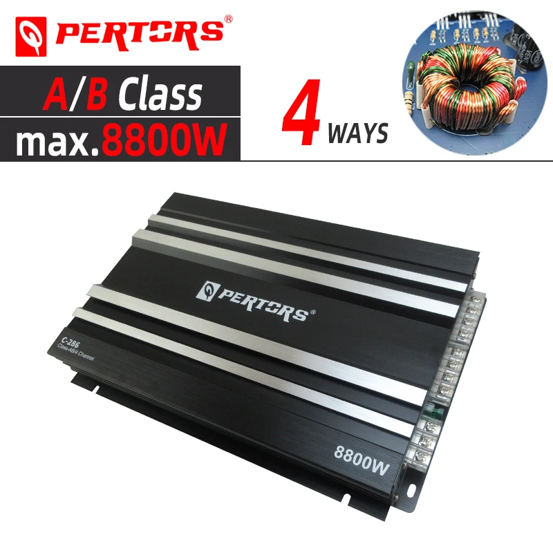 Car Audio Amplifier ,4channel Amplifer Q-PERTORS C-286 Four Channel Amplifer 8800W ABclass
Car Audio Amplifier ,4channel Amplifer Q-PERTORS C-286 Four Channel Amplifer 8800W ABclass
