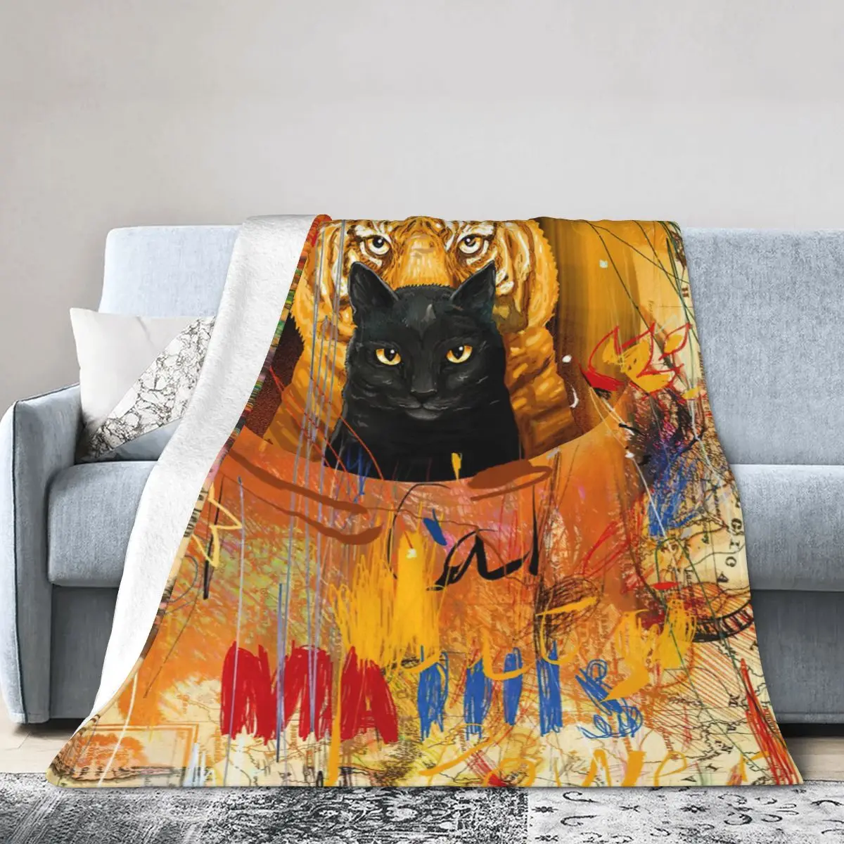 Cat's Power! Bed Blanket Bed Covers Luxury Blanket Flannel Blanket Air conditioning blanket
Cat's Power! Bed Blanket Bed Covers Luxury Blanket Flannel Blanket Air conditioning blanket