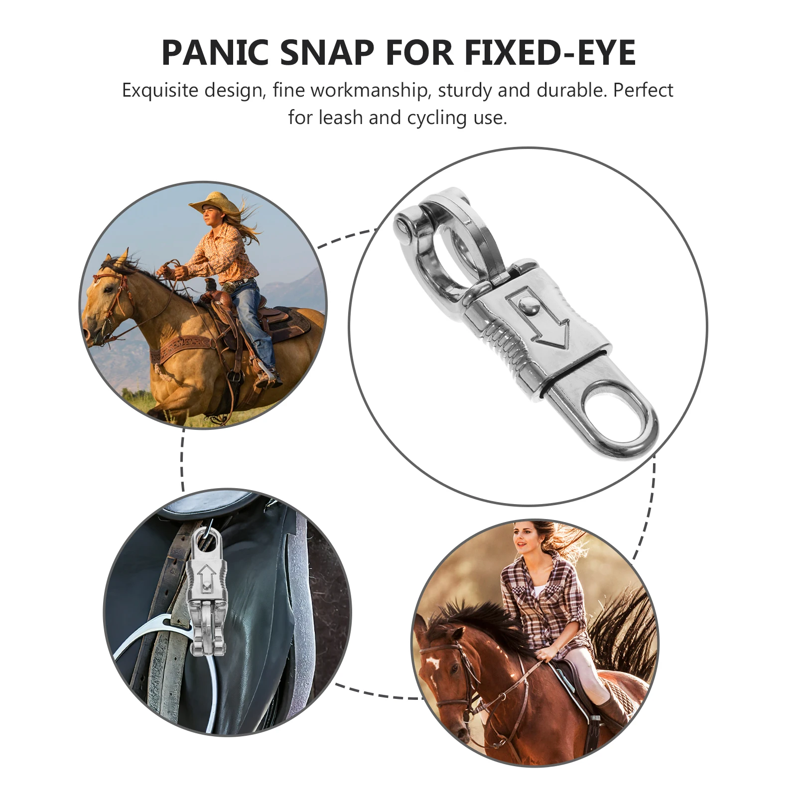 Horse Reins Hook Snap Quick Release Swivel Clip Camping Accessories Easy Install Sturdy Reliable
Horse Reins Hook Snap Quick Release Swivel Clip Camping Accessories Easy Install Sturdy Reliable