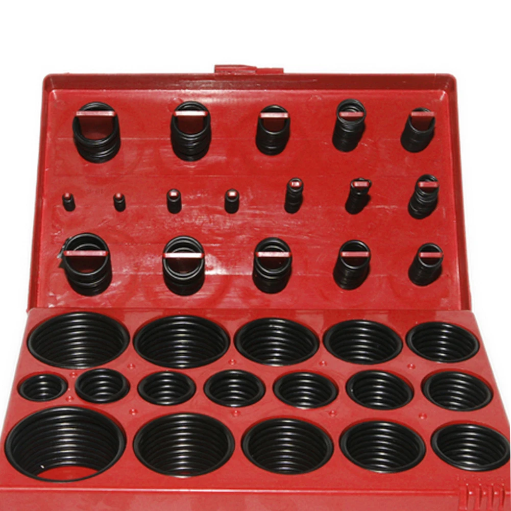 382pcs Universal NBR Car O Ring Seal Assortment Kit Series Car Assorted O Ring Rubber Sealing Ring for Garage Plumbing Pipeline
382pcs Universal NBR Car O Ring Seal Assortment Kit Series Car Assorted O Ring Rubber Sealing Ring for Garage Plumbing Pipeline