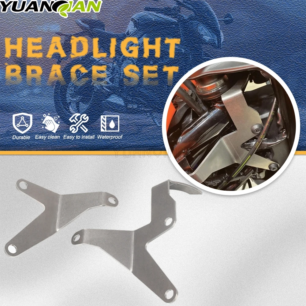 FOR 390 ADVENTURE 2020 - 2023 Motorcycle FOR 390 ADV HEADLIGHT BRACE SET Motorbike Headlight Reinforcement Brackets Neck Brace
FOR 390 ADVENTURE 2020 - 2023 Motorcycle FOR 390 ADV HEADLIGHT BRACE SET Motorbike Headlight Reinforcement Brackets Neck Brace