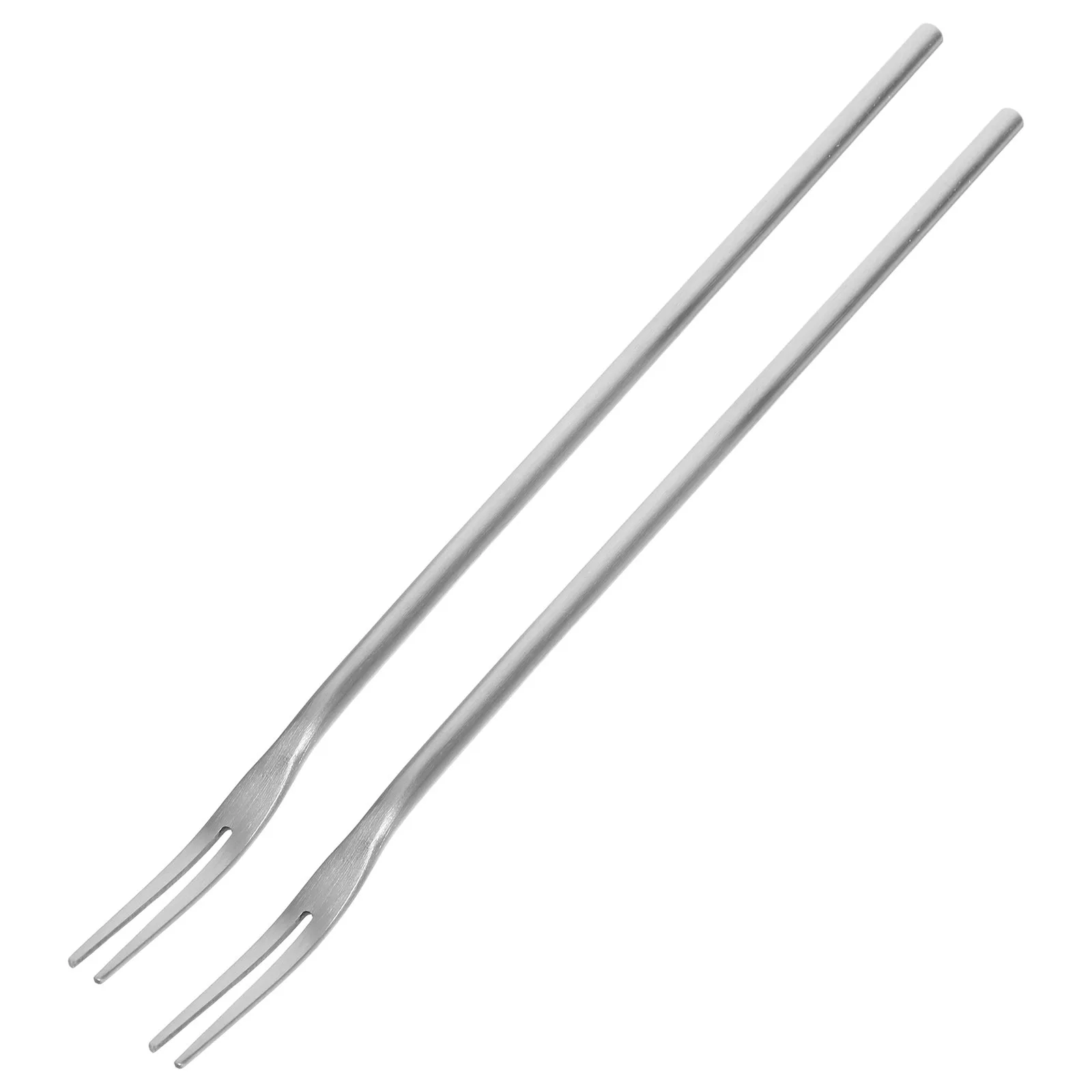 2pcs Stainless Steel Long Handle Fruit Forks Two Teeth Dessert Forks For Party Supplies Banquet Cake Cupcake Picks Home Hotel
2pcs Stainless Steel Long Handle Fruit Forks Two Teeth Dessert Forks For Party Supplies Banquet Cake Cupcake Picks Home Hotel