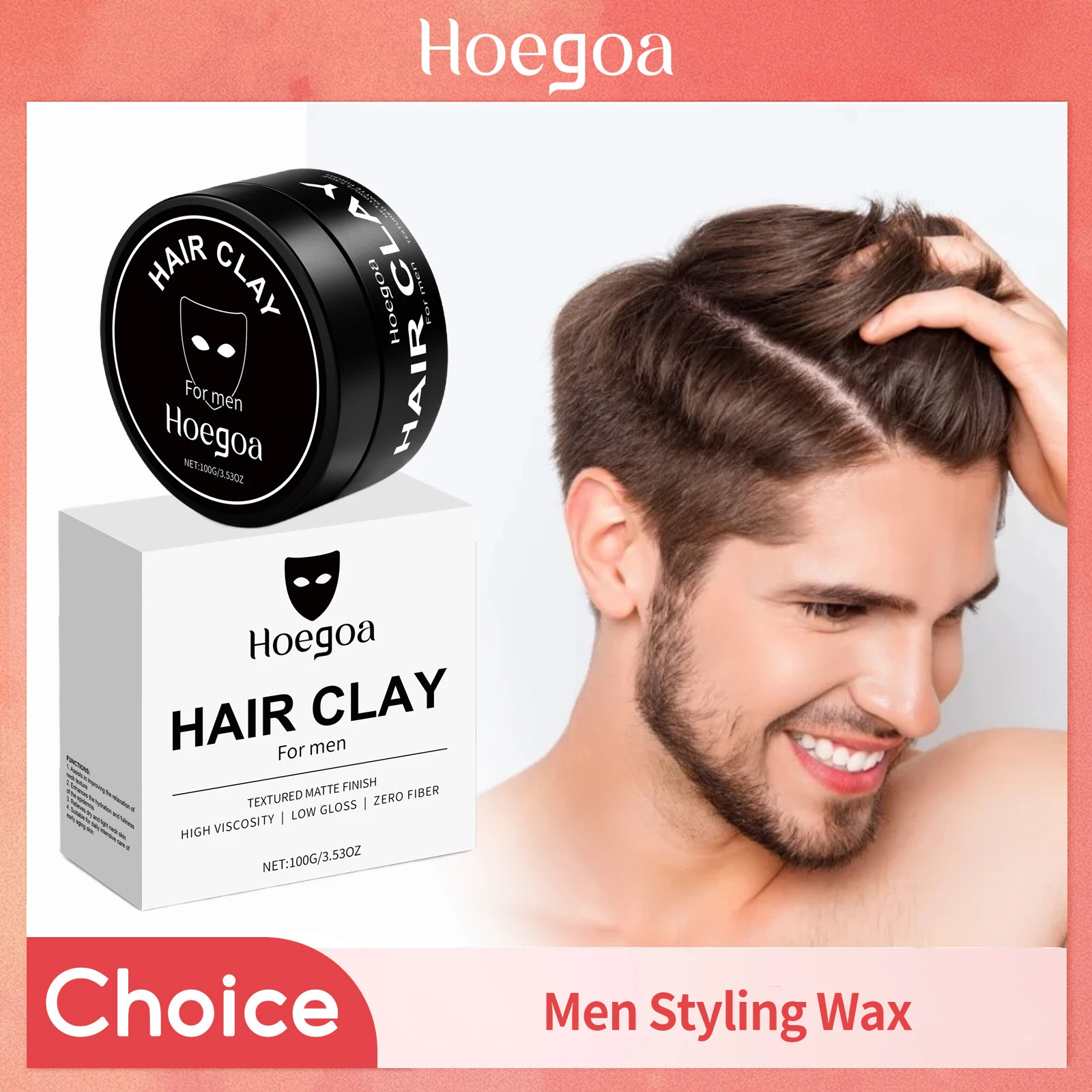 Matte Hair Styling Wax Lasting Hairstyle Fluffy Hair Edge Control Strong Hold On Refreshing Non Greasy Hair Brushed Clay For Men
Matte Hair Styling Wax Lasting Hairstyle Fluffy Hair Edge Control Strong Hold On Refreshing Non Greasy Hair Brushed Clay For Men