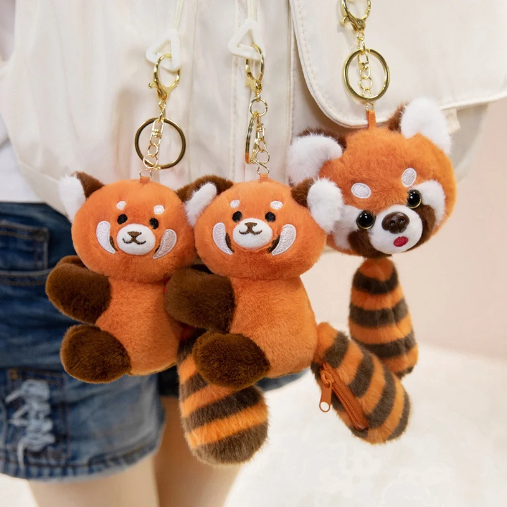 Cute Red Panda Plush Toy Pendant Cartoon Long Tail Raccoon Stuffed Doll Keychain Backpack Hanging Decor Gift
Cute Red Panda Plush Toy Pendant Cartoon Long Tail Raccoon Stuffed Doll Keychain Backpack Hanging Decor Gift