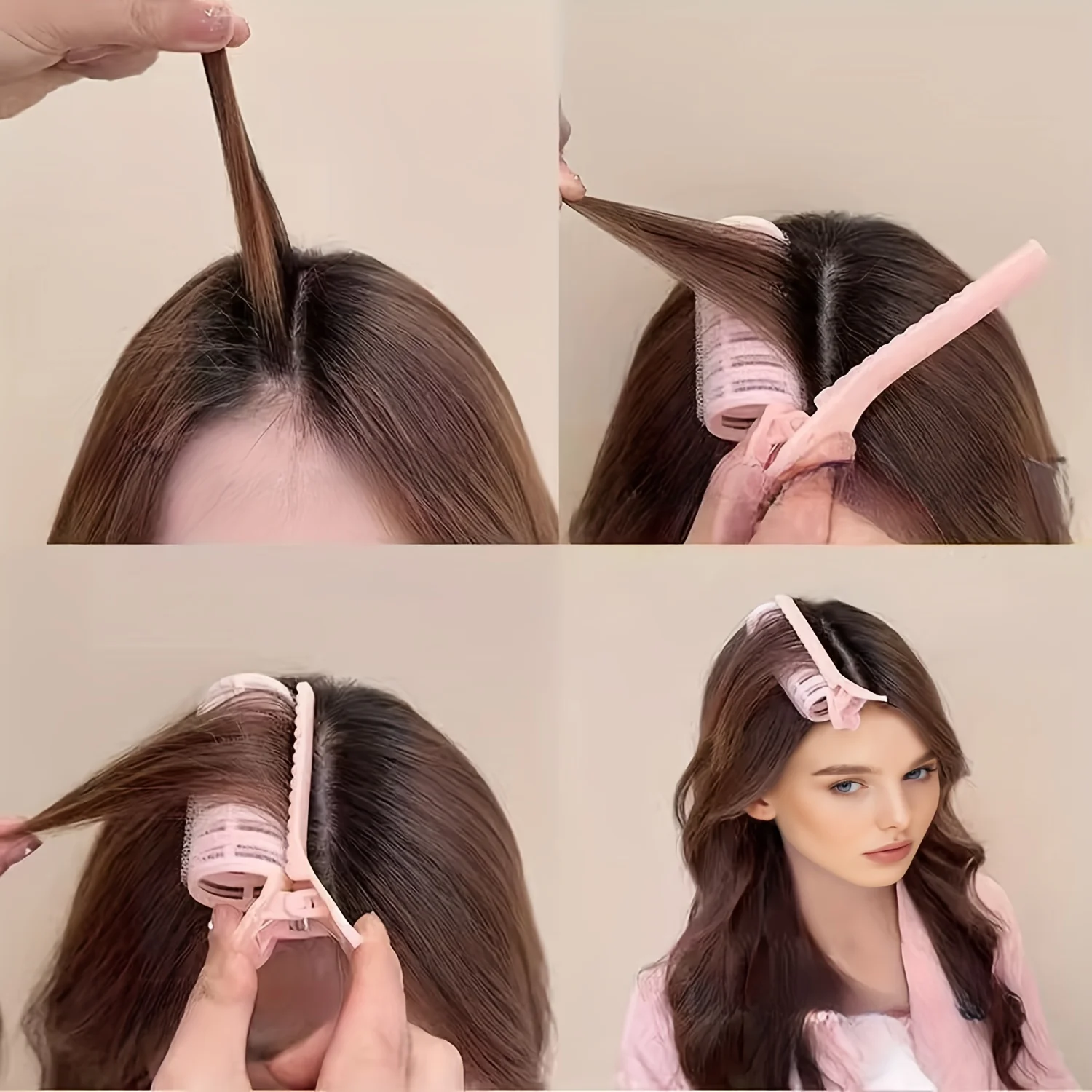 4-Piece Set of Hair Root Volumizing Clips, Hair Curlers for Volume, Root Clips for Natural Volume, Instant Bangs, Heatless Curlers, Heatless DIY Styling Tools, Curlers for Long and Short Hair, High Crown Volumizing Clips, Bangs Volumizing Tool, Lazy Trace
4-Piece Set of Hair Root Volumizing Clips, Hair Curlers for Volume, Root Clips for Natural Volume, Instant Bangs, Heatless Curlers, Heatless DIY Styling Tools, Curlers for Long and Short Hair, High Crown Volumizing Clips, Bangs Volumizing Tool, Lazy Trace