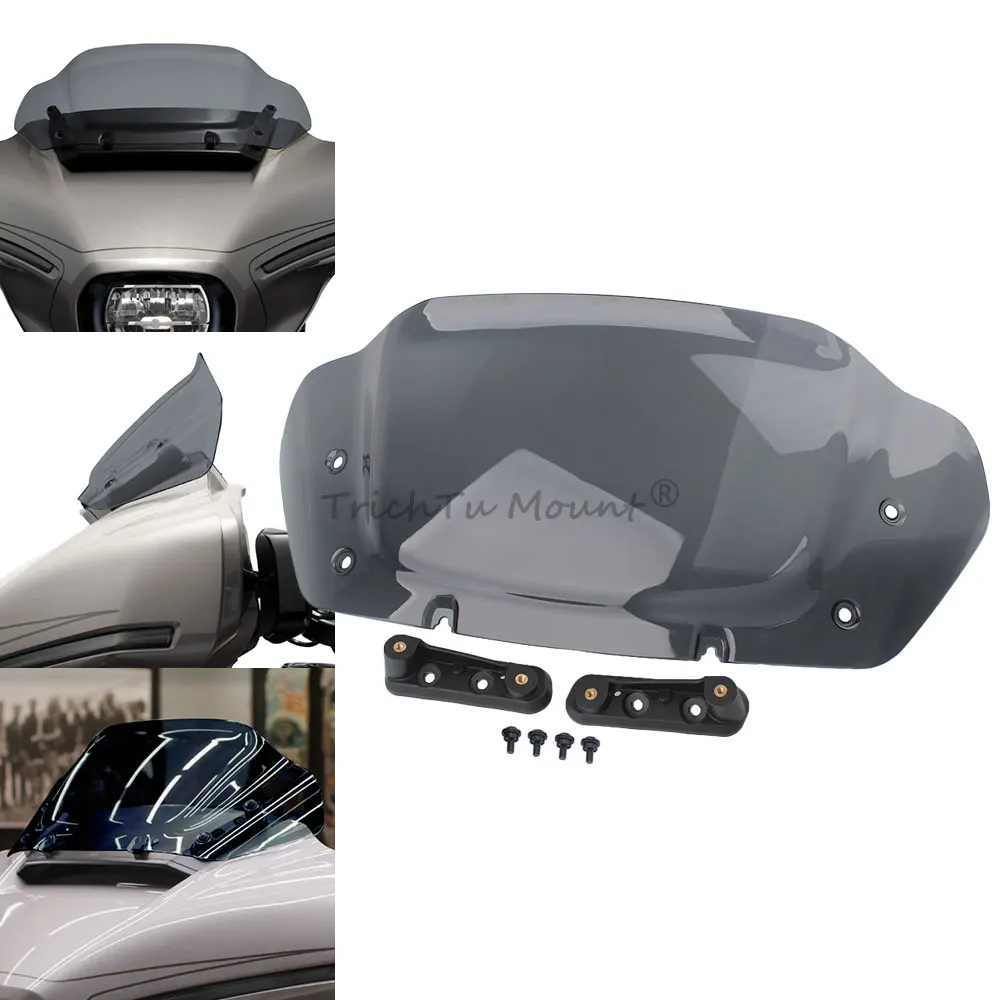 10-дюймовое дымчатое ветровое стекло/дефлектор для мотоциклов Harley Street Glide CVO FLHXSE FLHX/I 2023 года и новее, аксессуар
10-дюймовое дымчатое ветровое стекло/дефлектор для мотоциклов Harley Street Glide CVO FLHXSE FLHX/I 2023 года и новее, аксессуар