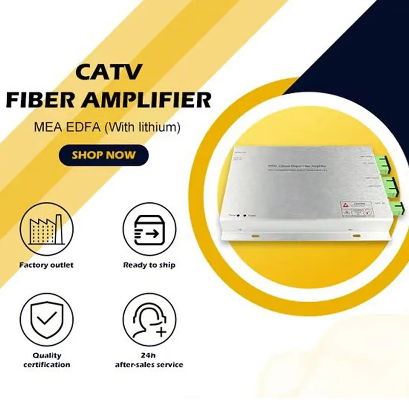 Мини EDFA 4-портовый x 16,5 дБ оптоволоконный усилитель CATV 1550 нм FTTH SC/APCMEA Building оптоволоконный усилитель с эрбиумным покрытием CATV
Мини EDFA 4-портовый x 16,5 дБ оптоволоконный усилитель CATV 1550 нм FTTH SC/APCMEA Building оптоволоконный усилитель с эрбиумным покрытием CATV