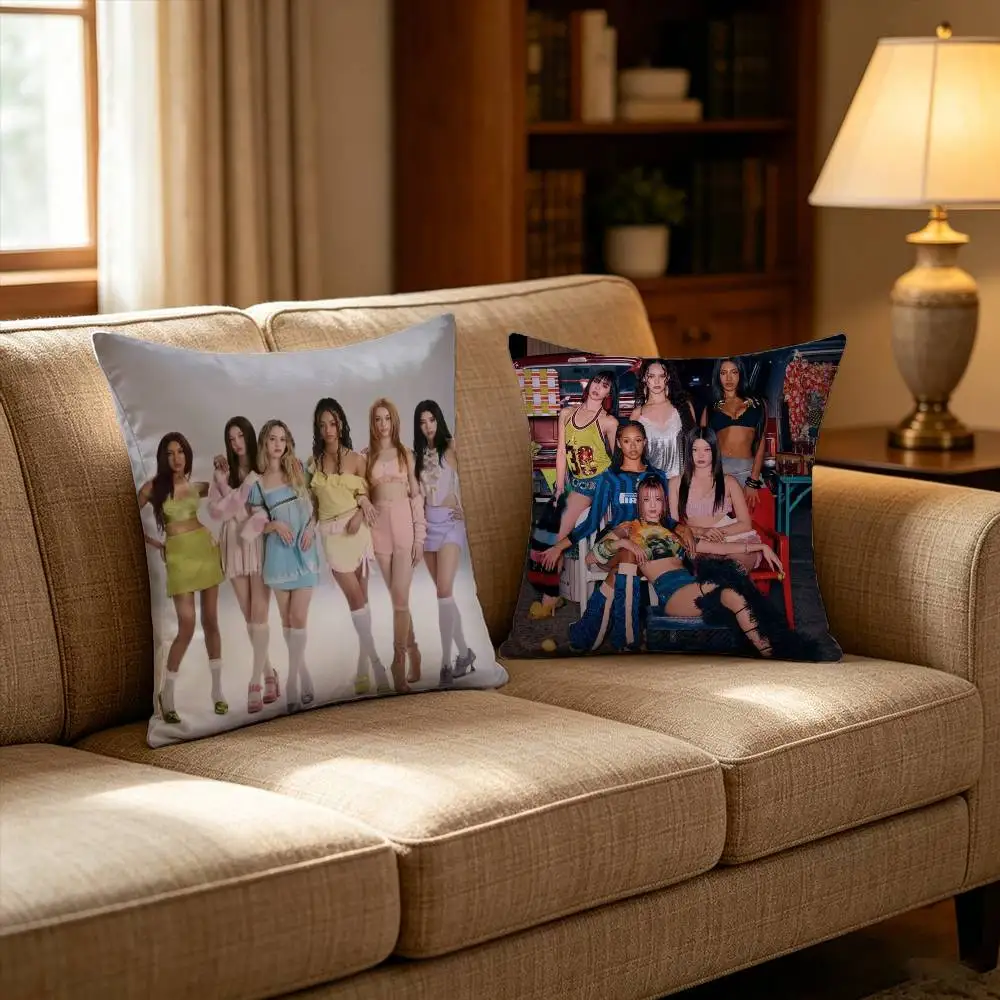 Kpop Band K-Katseye Pillow Case Pattern Printed Pillowcase For Living Room Sofa Cushion Cover
Kpop Band K-Katseye Pillow Case Pattern Printed Pillowcase For Living Room Sofa Cushion Cover