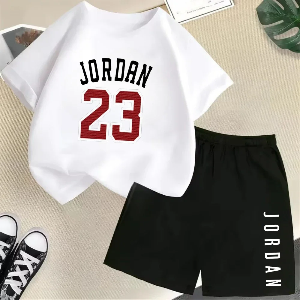 Summer Slam Dunk Master Pattern Print Children Short Sleeve T-shirt + Shorts 2pcs Set Kid Boy Girl Casual Clothes Sport Outfits
Summer Slam Dunk Master Pattern Print Children Short Sleeve T-shirt + Shorts 2pcs Set Kid Boy Girl Casual Clothes Sport Outfits