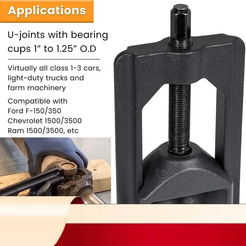 U Joint Pullers Automotive (Class 1-3) 10105 Universal Heavy Duty U-Joint Puller For Ford F150 1500 Ram 1500-N32R
U Joint Pullers Automotive (Class 1-3) 10105 Universal Heavy Duty U-Joint Puller For Ford F150 1500 Ram 1500-N32R