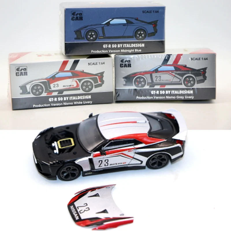 ERA масштаб 1:64 GT-R 50, имитация модели автомобиля из сплава, статическая коллекция, украшенные праздничные подарки, игрушки, сувенирный подарок
ERA масштаб 1:64 GT-R 50, имитация модели автомобиля из сплава, статическая коллекция, украшенные праздничные подарки, игрушки, сувенирный подарок