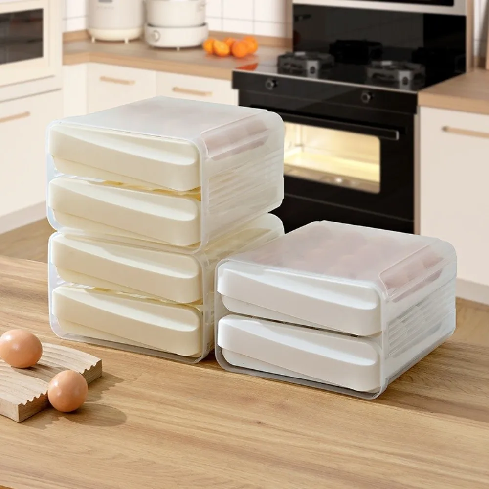 32-Compartment Double-Layer Egg Storage Box Drawer Style Plastic Egg Fresh-Keeping Box Transparent Thickened Egg Rack Kitchen
32-Compartment Double-Layer Egg Storage Box Drawer Style Plastic Egg Fresh-Keeping Box Transparent Thickened Egg Rack Kitchen