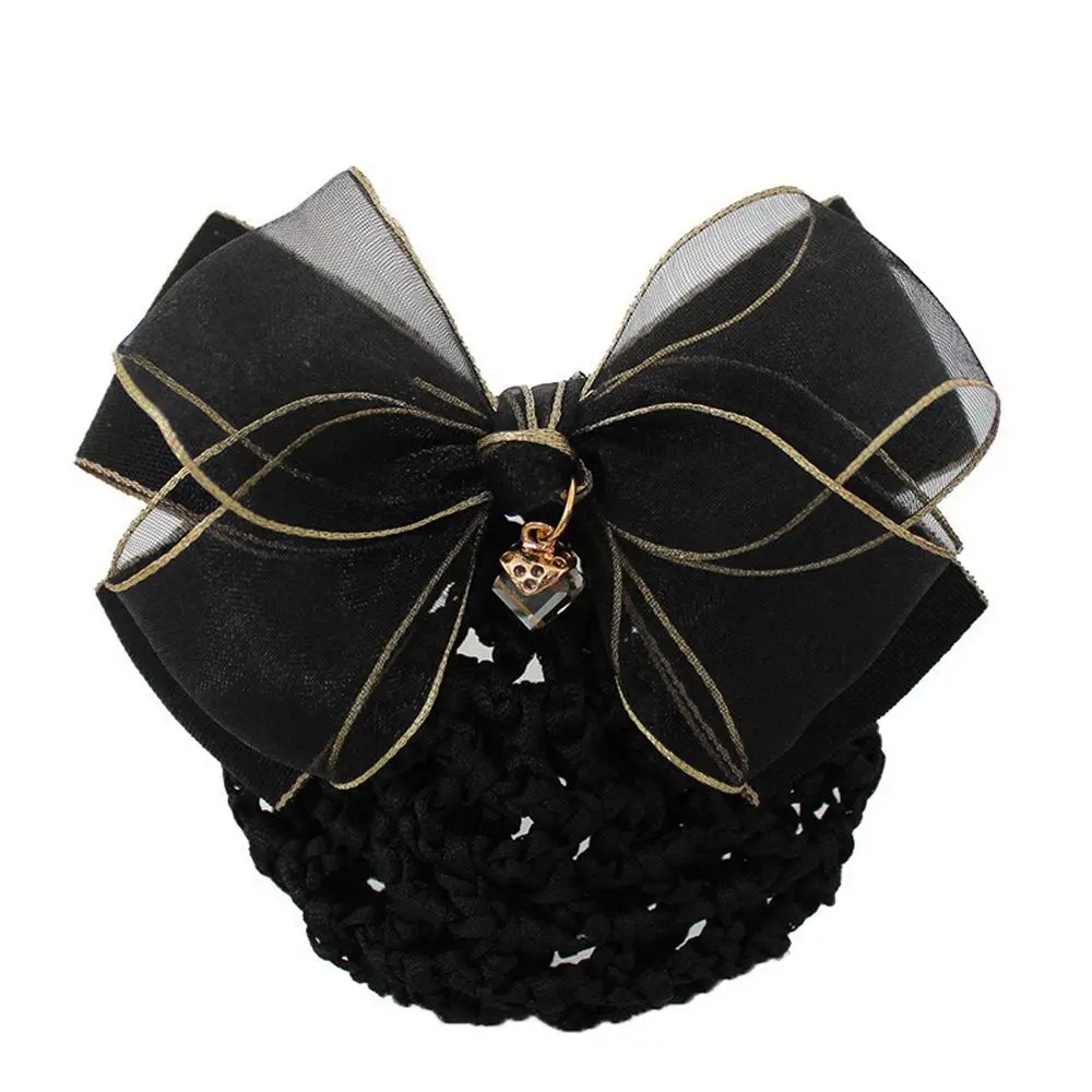 Trendy Simple Retro Cloth Spring Clip For Stewardess Nurse Hairnet Women Headdress Bow headwear Mesh Snood
Trendy Simple Retro Cloth Spring Clip For Stewardess Nurse Hairnet Women Headdress Bow headwear Mesh Snood