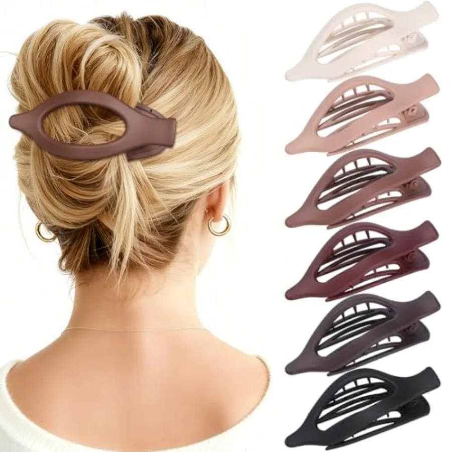 Limited-time offer Flat Hair Clips for Women - 6 PCS French Flat Claw Clips Medium Hair Clips for Girls Large Hair Claw Clips f
Limited-time offer Flat Hair Clips for Women - 6 PCS French Flat Claw Clips Medium Hair Clips for Girls Large Hair Claw Clips f
