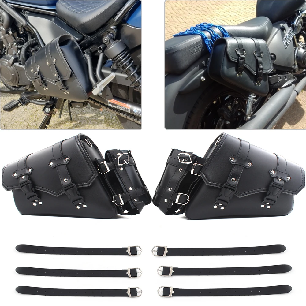 Motorcycle Saddlebag PU Leather Saddle Bag Storage Pouch Luggage Side Tool Bag For Harley Sportster 883 1200 Honda Suzuki Yamaha
Motorcycle Saddlebag PU Leather Saddle Bag Storage Pouch Luggage Side Tool Bag For Harley Sportster 883 1200 Honda Suzuki Yamaha
