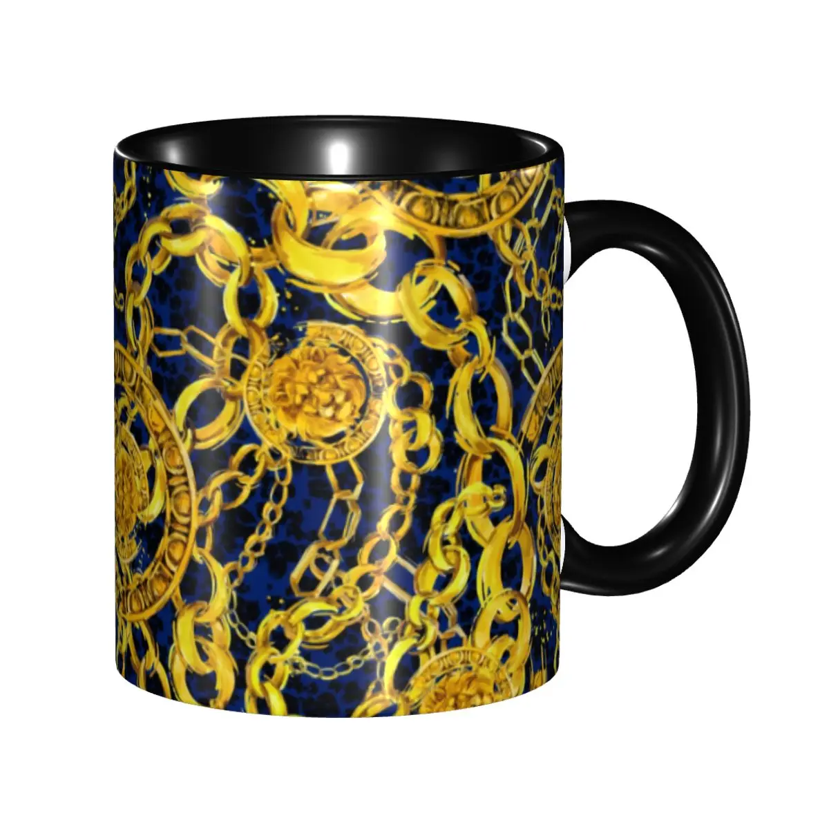Personalized Baroque Golden Lion And Damask Mugs DIY Ceramic Tea Milk Coffee Cups
Personalized Baroque Golden Lion And Damask Mugs DIY Ceramic Tea Milk Coffee Cups