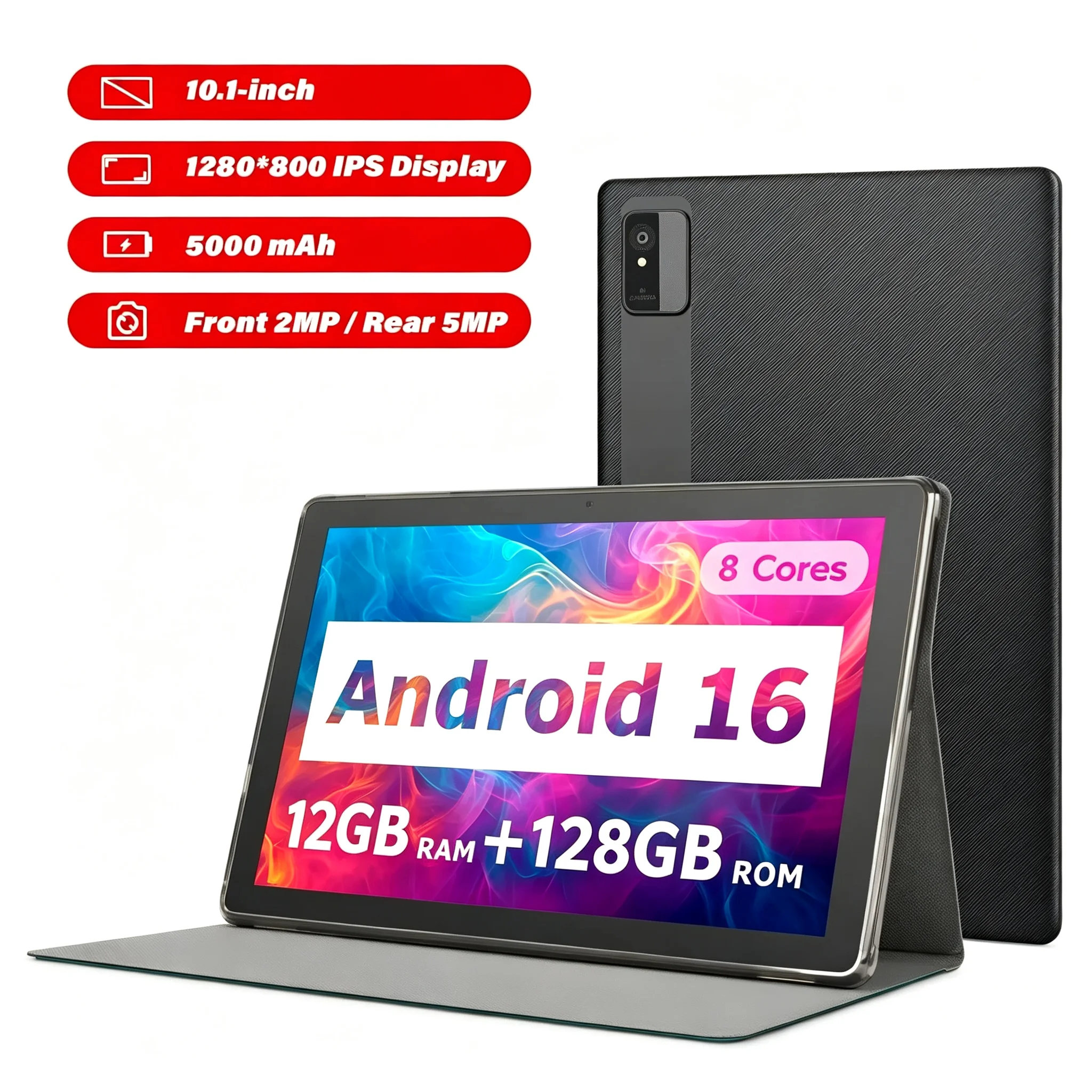 Paitanry 2026 10.1 Inch Tablet Android 16 12GB RAM 128GB ROM Octa core A537 IPS Display 5000Mah Bluetooth Wifi 6 Global Tablet
Paitanry 2026 10.1 Inch Tablet Android 16 12GB RAM 128GB ROM Octa core A537 IPS Display 5000Mah Bluetooth Wifi 6 Global Tablet
