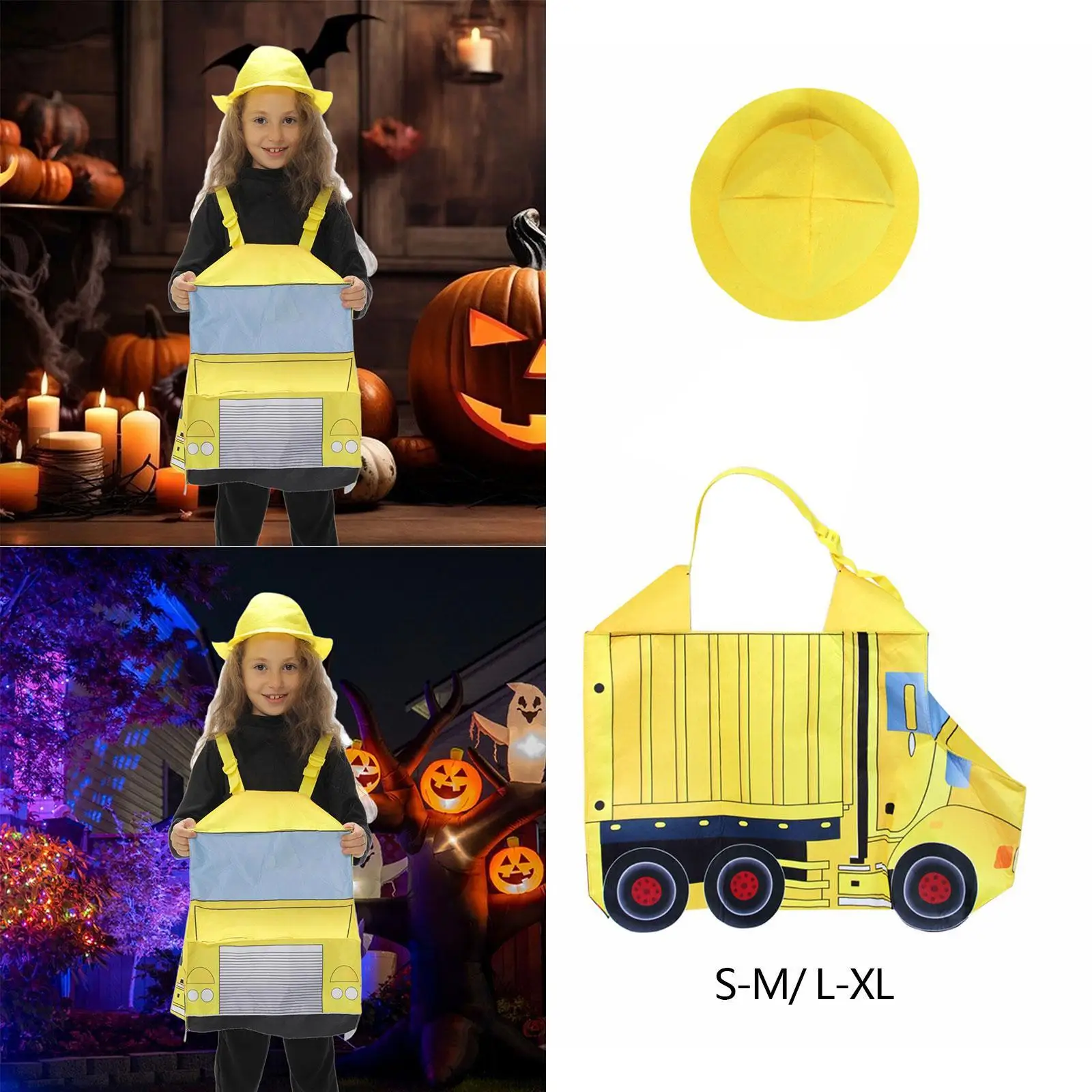 Halloween Dump Truck Costume Decorative Creative Dress up for Kids for Birthday Role Play Holiday Stage Performance Party Favors
Halloween Dump Truck Costume Decorative Creative Dress up for Kids for Birthday Role Play Holiday Stage Performance Party Favors