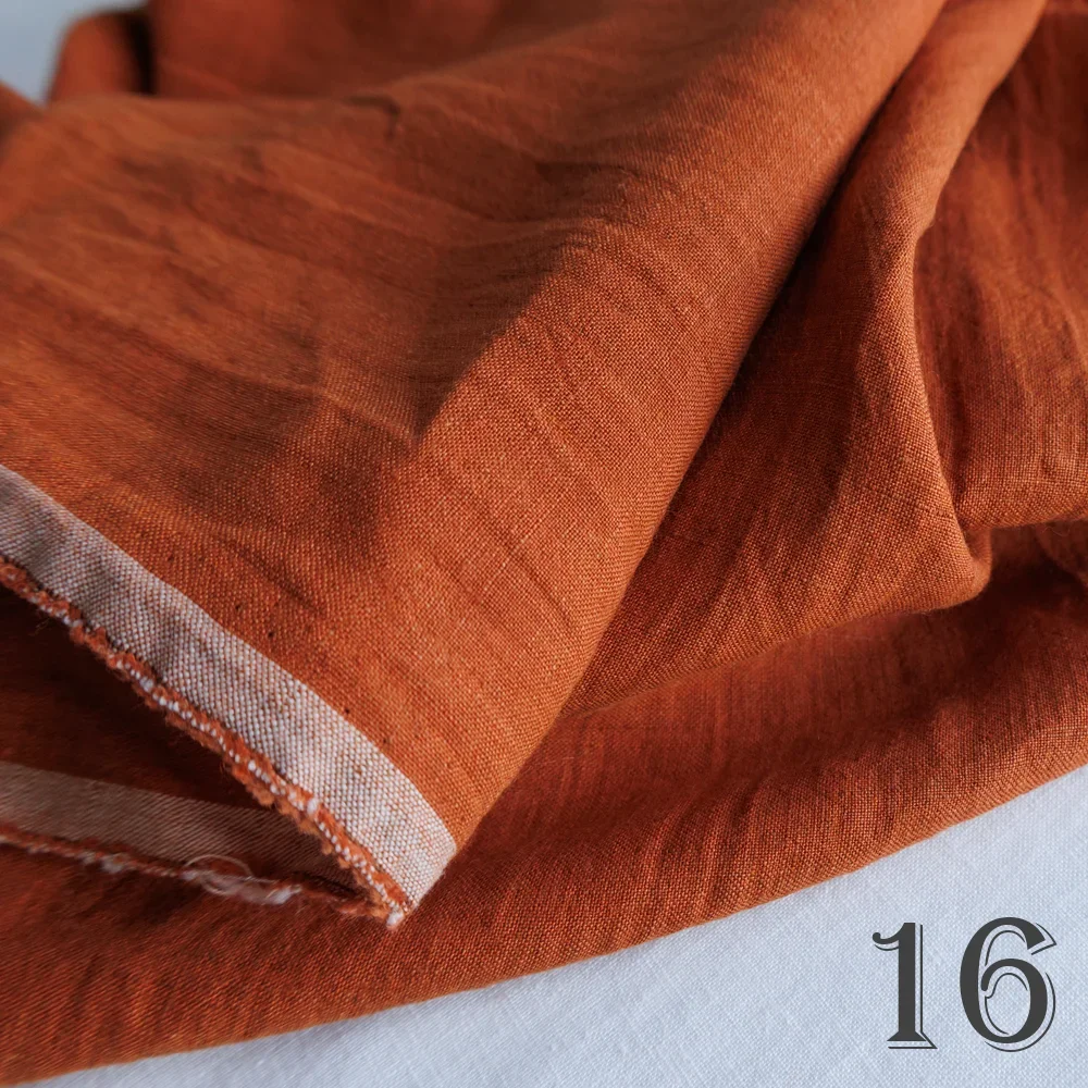 Sand Washed Yarn Dyed Pure Linen Natural Fabric for Breathable DIY Sewing Pastoral Skirt Pants Clothing Fashion Cloth Per Meter
Sand Washed Yarn Dyed Pure Linen Natural Fabric for Breathable DIY Sewing Pastoral Skirt Pants Clothing Fashion Cloth Per Meter