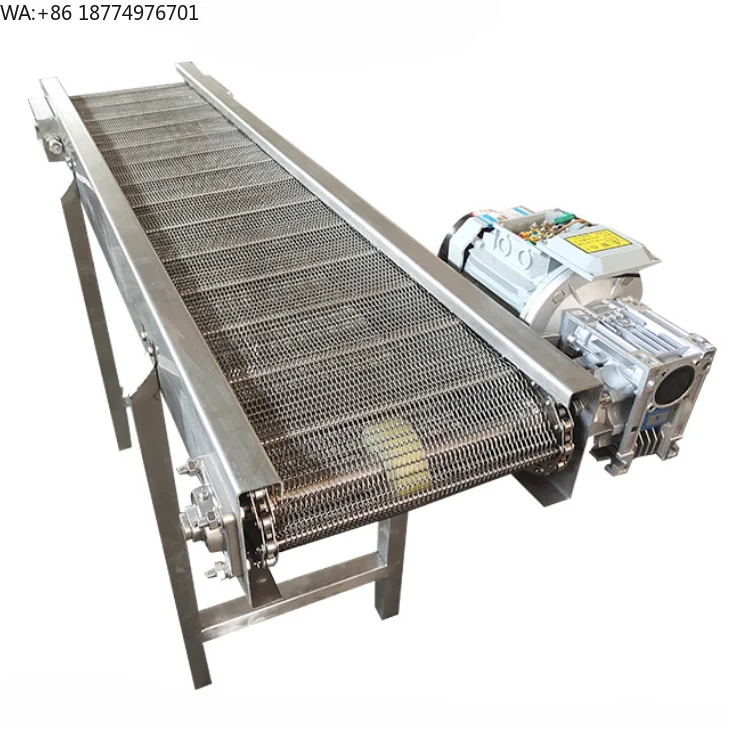 Small Mesh Belt Conveyor Food Sorting Production Line Conveyor Fruit and Vegetable Cleaning Transmission Machine
Small Mesh Belt Conveyor Food Sorting Production Line Conveyor Fruit and Vegetable Cleaning Transmission Machine
