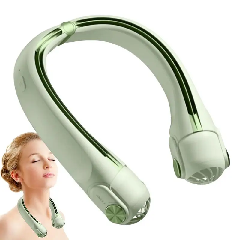 Bladeless Neck Fan Summer Portable Personal Neck Fan Wind Direction Adjustable Portable Speeds Adjustment 360Cooling Airflow Fan
Bladeless Neck Fan Summer Portable Personal Neck Fan Wind Direction Adjustable Portable Speeds Adjustment 360Cooling Airflow Fan