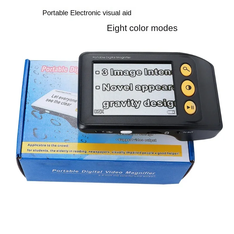 3.5-inch Handheld Electronic Vision Aid for Low Vision, Portable HD Magnifier
3.5-inch Handheld Electronic Vision Aid for Low Vision, Portable HD Magnifier