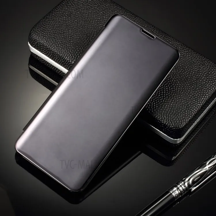 Electroplating Mirror Surface View Window Leather Stand Case for Samsung Galaxy S10 Plus - Black
Electroplating Mirror Surface View Window Leather Stand Case for Samsung Galaxy S10 Plus - Black