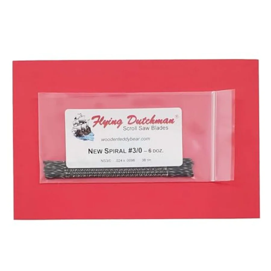 New Spiral #3/0 Six Dozen Pinless Scroll Saw Blade Pack
New Spiral #3/0 Six Dozen Pinless Scroll Saw Blade Pack
