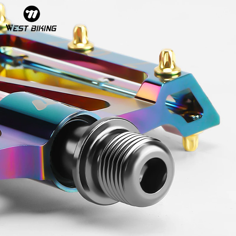 WEST BIKING Bike Pedal 3 Bearing Electroplated Aluminum Alloy Pedals MTB Road Widen Anti-slip Bicycle Pedals Bike Accessories
WEST BIKING Bike Pedal 3 Bearing Electroplated Aluminum Alloy Pedals MTB Road Widen Anti-slip Bicycle Pedals Bike Accessories