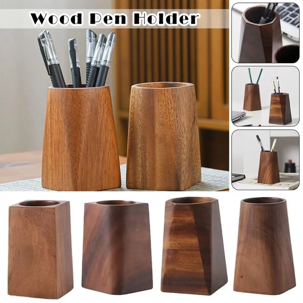 Minimalist Wood Pen Holder Large-capacity Portable Stationery Storage Holder Pen Container Student Gift
Minimalist Wood Pen Holder Large-capacity Portable Stationery Storage Holder Pen Container Student Gift