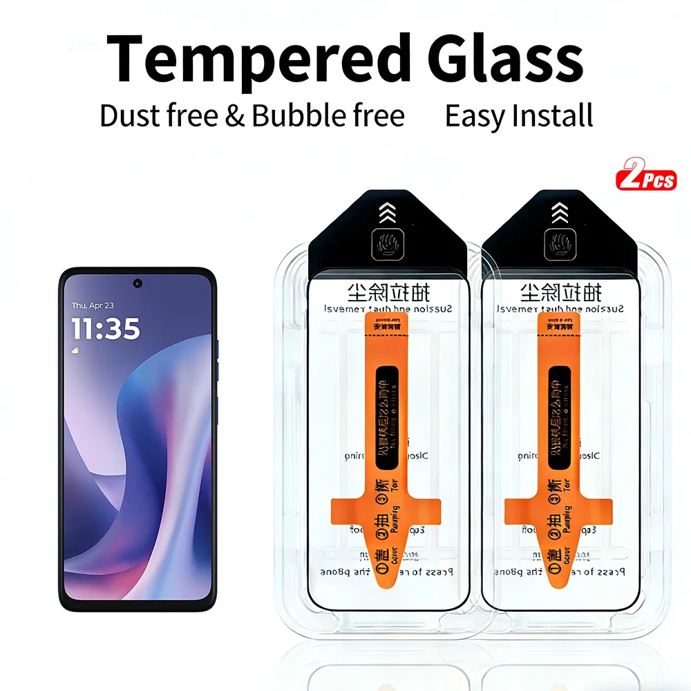 2pcs HD Tempered Glass for Motorola Moto G87 G77 G47 moto G17/G37/G57/G67 Power Screen Protector Dust-free One-Touch Install
2pcs HD Tempered Glass for Motorola Moto G87 G77 G47 moto G17/G37/G57/G67 Power Screen Protector Dust-free One-Touch Install