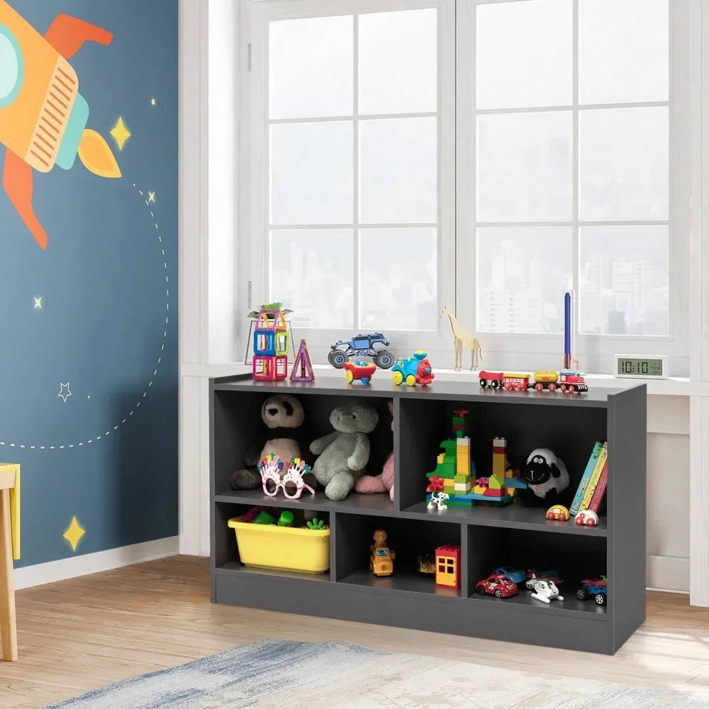 Kids' Storage And Shelving Toy StorageKids 5Cube Storage Cabinet 2Shelf Wood Bookcase Organizer Grey
Kids' Storage And Shelving Toy StorageKids 5Cube Storage Cabinet 2Shelf Wood Bookcase Organizer Grey