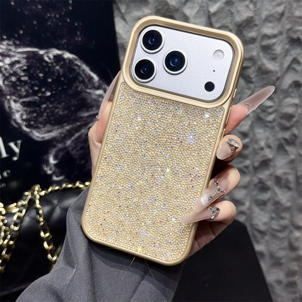 High End Little Rhinestone Bling Glitter Phone Case For iPhone 17 16 15 14 Plus 13 12 Pro Max Air Shockproof Colors Bumper Cover
High End Little Rhinestone Bling Glitter Phone Case For iPhone 17 16 15 14 Plus 13 12 Pro Max Air Shockproof Colors Bumper Cover