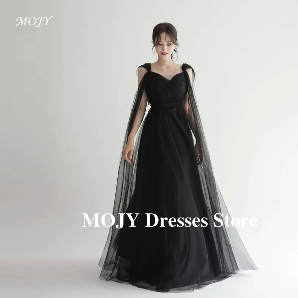 Mojy Sweetheart Soft Tulle Black Evening Dresses Korea Photo shoot Wedding Party Straps Prom Gowns Formal Party Bride Customized
Mojy Sweetheart Soft Tulle Black Evening Dresses Korea Photo shoot Wedding Party Straps Prom Gowns Formal Party Bride Customized