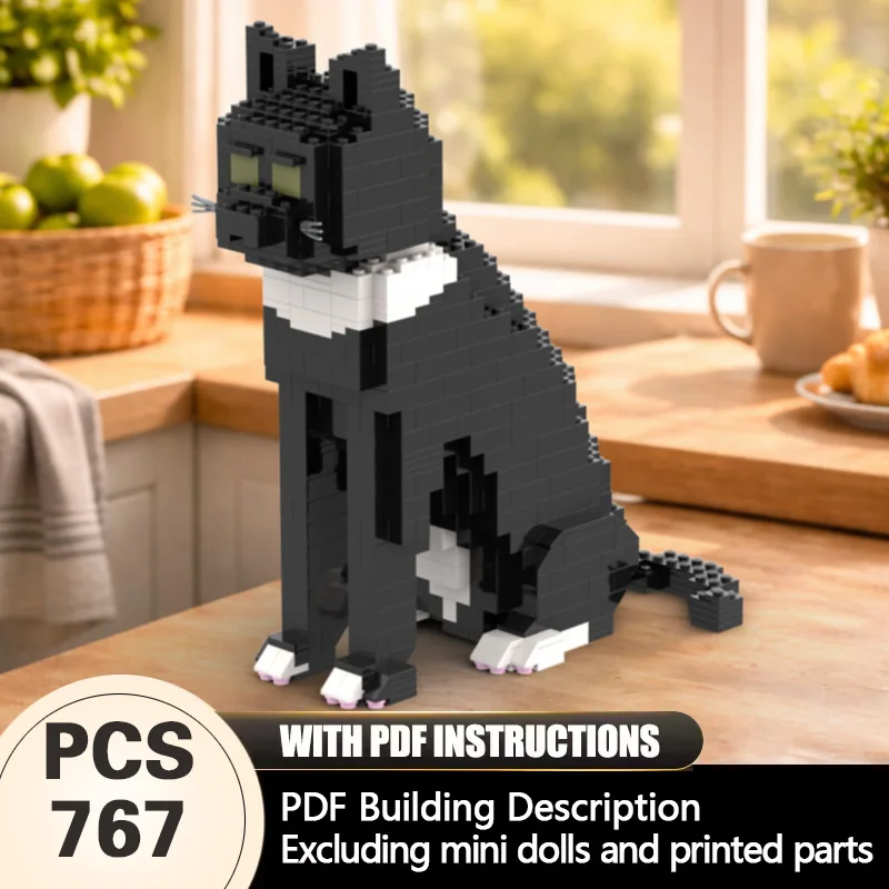 Creators Animal Series Model MOC Building Bricks Tuxedo Cat Modular Technology Gifts Holiday Assemble Children Toys Suit
Creators Animal Series Model MOC Building Bricks Tuxedo Cat Modular Technology Gifts Holiday Assemble Children Toys Suit