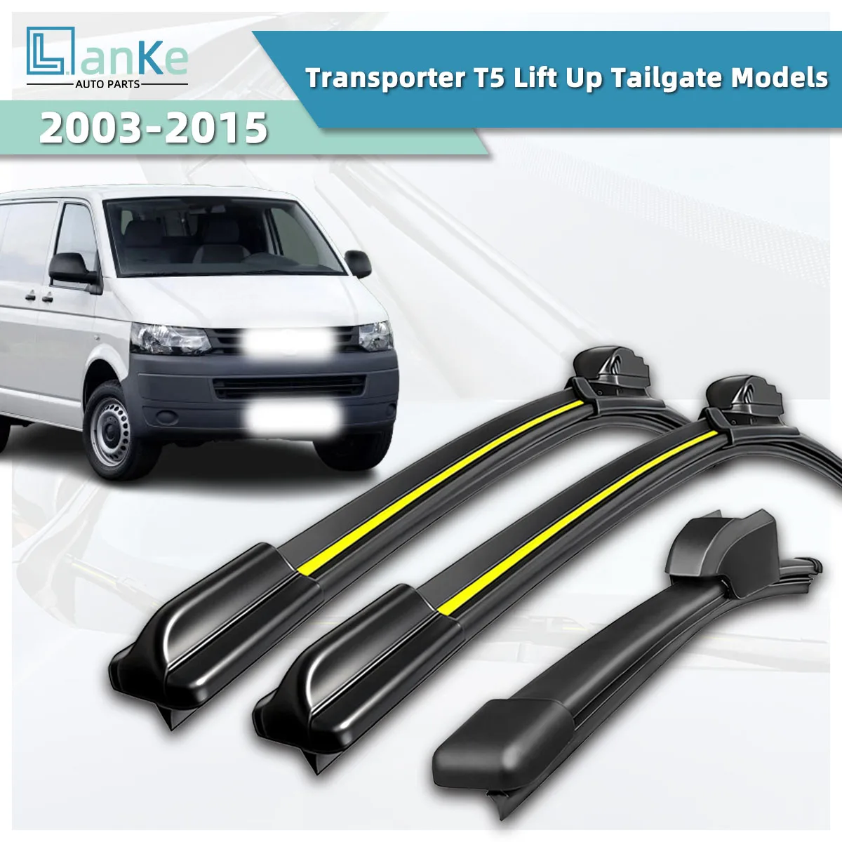 Suitable For Volkswagen VW Transporter T5 Lift Up Tailgate Models (2003-2015) Car Wipers Front Windshield Bi-Directional Wipers
Suitable For Volkswagen VW Transporter T5 Lift Up Tailgate Models (2003-2015) Car Wipers Front Windshield Bi-Directional Wipers