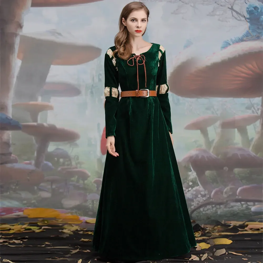 Halloween Stage Performance Costume Carnival Vintage Medieval Renaissance Court Princess Costume Masquerade Queen Elegant Dress
Halloween Stage Performance Costume Carnival Vintage Medieval Renaissance Court Princess Costume Masquerade Queen Elegant Dress
