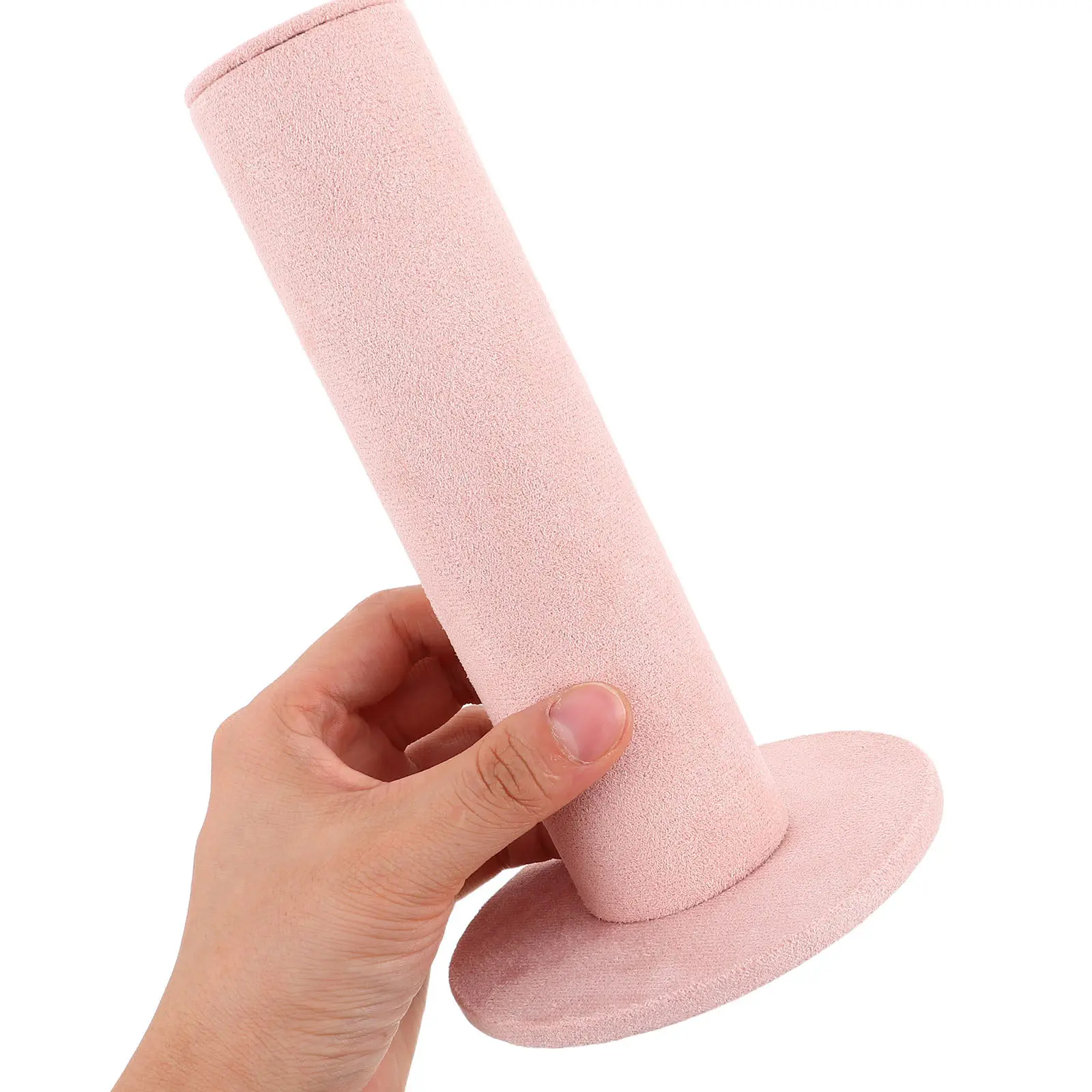 Розовая подставка для украшений, держатель для браслетов, органайзер для браслетов, небольшая подставка для хранения аксессуаров, портативная подставка для заколок для волос
Розовая подставка для украшений, держатель для браслетов, органайзер для браслетов, небольшая подставка для хранения аксессуаров, портативная подставка для заколок для волос