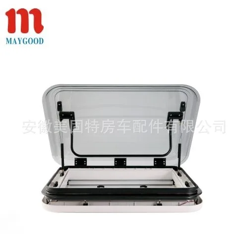 MG16SL RV Skylight Aluminum Roof Window With LED Light Mesh & Shade Curtain
MG16SL RV Skylight Aluminum Roof Window With LED Light Mesh & Shade Curtain