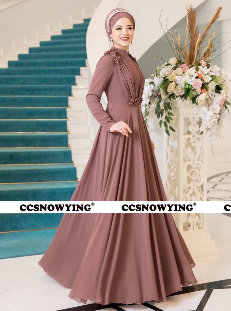 Chiffon Appliques Hjiab Muslim Evening Dress Full Sleeve Prom Formal Party Gown High Neck Arabic Islamic Robes De Soirée
Chiffon Appliques Hjiab Muslim Evening Dress Full Sleeve Prom Formal Party Gown High Neck Arabic Islamic Robes De Soirée