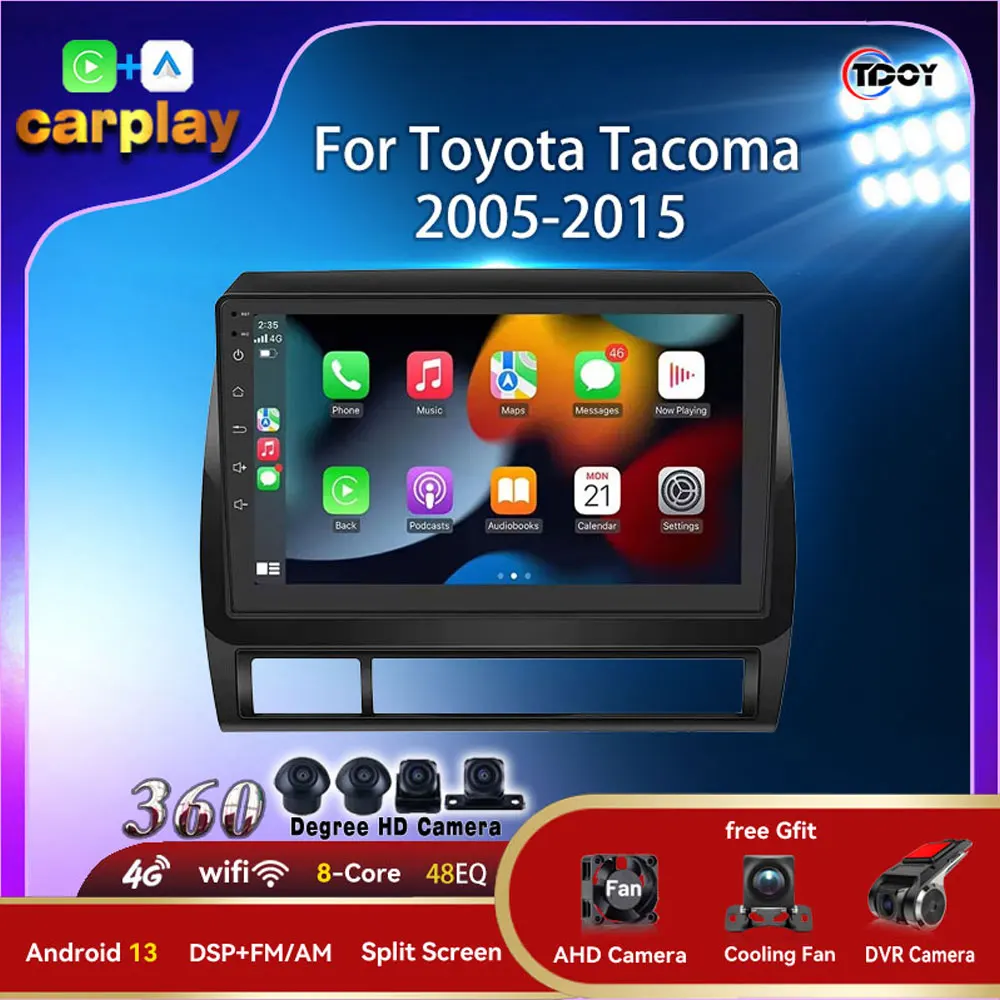 Autoradio Carplay Android Auto Car Radio For Toyota Tacoma 2005-2015 Car Stereo 8Core wifi 4G Multimedia Automotive Carplay wifi
Autoradio Carplay Android Auto Car Radio For Toyota Tacoma 2005-2015 Car Stereo 8Core wifi 4G Multimedia Automotive Carplay wifi