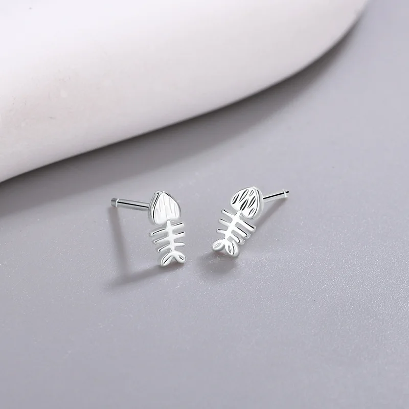 New Fashion Personalized Simple Fishbone 925 Sterling Silver Jewelry Cute Creative Exquisite Stud Earrings 3829
New Fashion Personalized Simple Fishbone 925 Sterling Silver Jewelry Cute Creative Exquisite Stud Earrings 3829