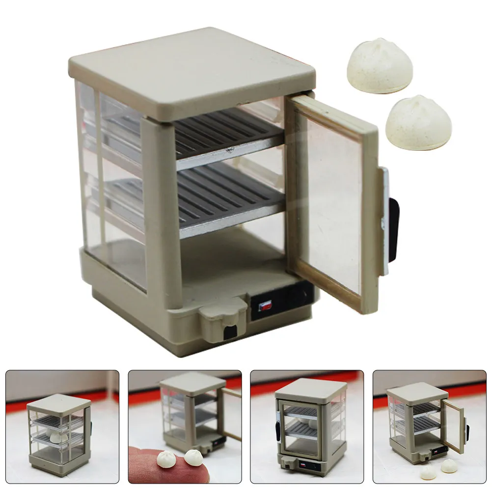 1Set Miniature Insulated Cabinet Mini Bread Display Case for Bakery Convenience Store Food Display Mini House Accessory
1Set Miniature Insulated Cabinet Mini Bread Display Case for Bakery Convenience Store Food Display Mini House Accessory