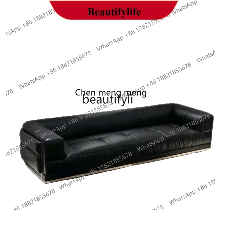 z183 Tofu block stainless steel sofa retro living room leather art straight row studio commercial sofa HYH
z183 Tofu block stainless steel sofa retro living room leather art straight row studio commercial sofa HYH