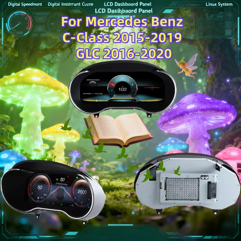 Car Cluster Digital instrument For Mercedes-Benz C-Class 2015-2019 GLC 2016-2020 Dashboard Virtual Cockpit Cluster CarPlay 12.3"
Car Cluster Digital instrument For Mercedes-Benz C-Class 2015-2019 GLC 2016-2020 Dashboard Virtual Cockpit Cluster CarPlay 12.3"